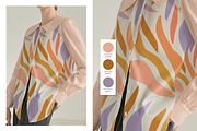 Organic shapes set seamless patterns, a Pattern Graphic by Getalo Viktoriia (Thumbnail 3 of 10)