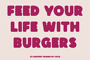 CS Geofrey Drawn, a Sans Serif Font by Craft Supply Co. (Thumbnail 2 of 8)