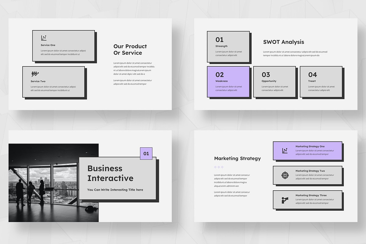 Business Interactive Presentation preview 3