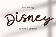 Disney is Script handwritten font, a Handwritten Font by Brown Cupple (Thumbnail 1 of 5)