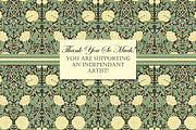 William Morris Style Patterns - Sage, a Pattern Graphic by RachelStudio (Thumbnail 10 of 10)