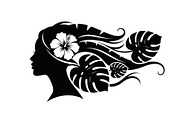 Floral Woman Face Silhouette Bundle, an Illustration by jahid234 (Thumbnail 31 of 31)