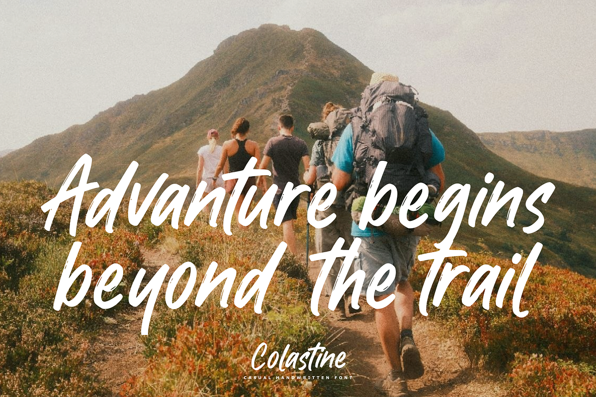 Colastine - Handwritten font, a Handwritten Font by Majelis Art (Photo 3 of 7)