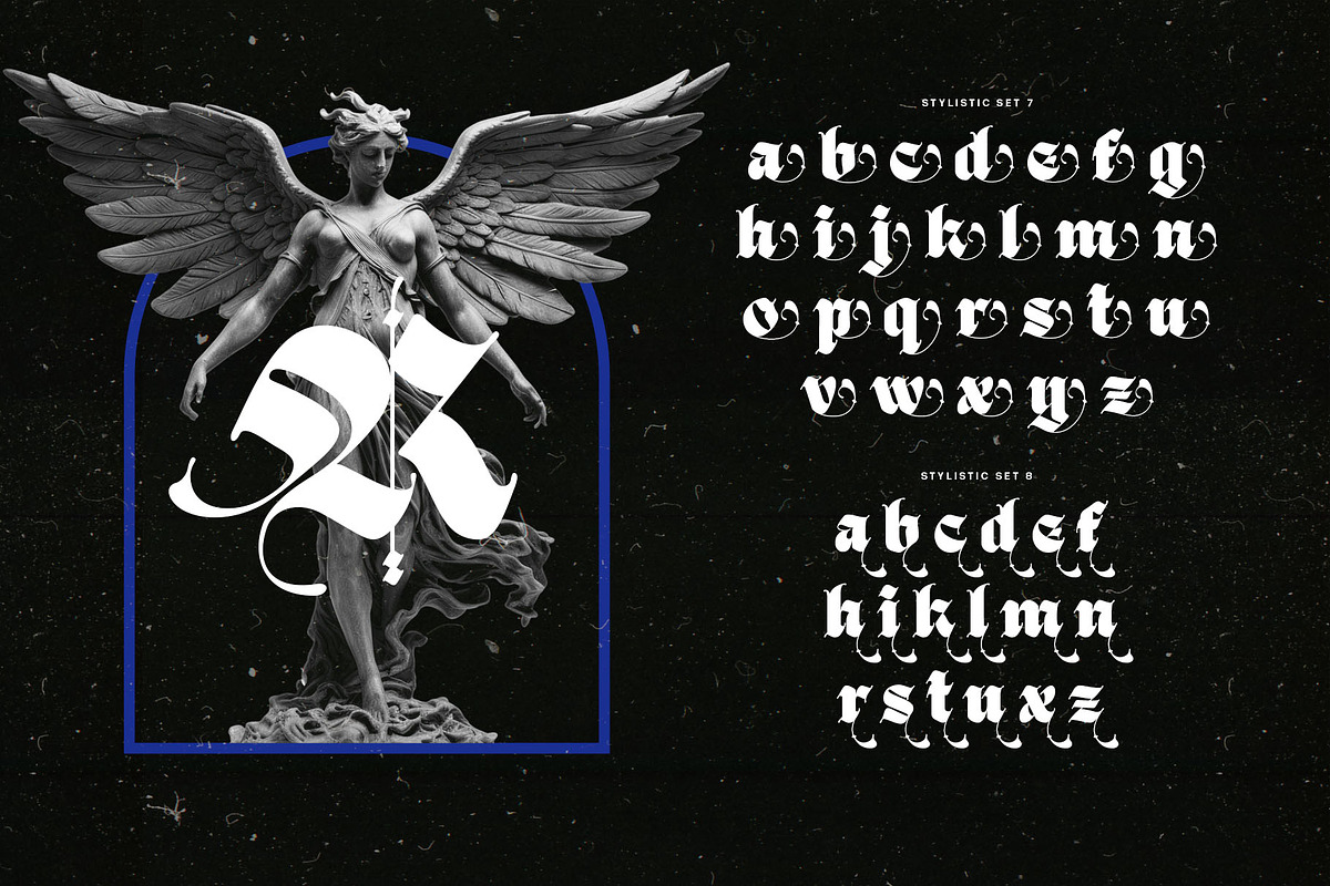 Black Great Typeface, a Blackletter Font by alit design (Photo 13 of 20)