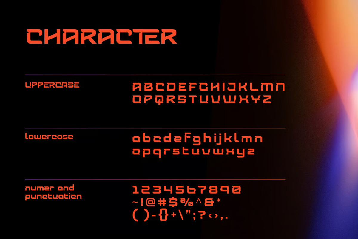Brexton – Futuristic Display Font, a Sans Serif Font by Brand Earth (Photo 2 of 7)