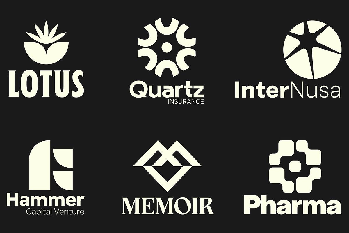 Geometric Logo Pack, a Solid Icon by Tekuni (Photo 8 of 14)