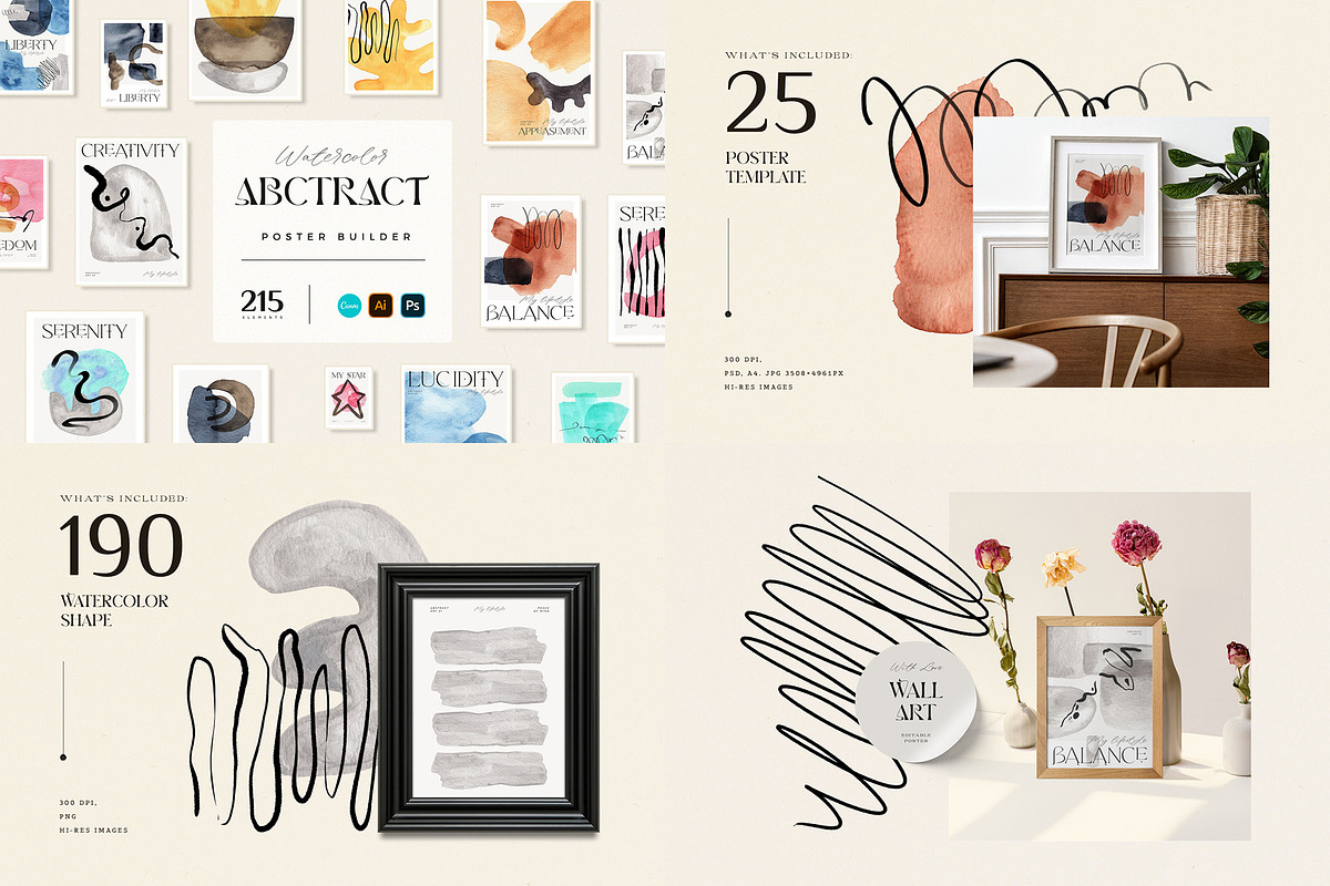 Mega Poster Bundle | 52 in 1, an Object Graphic by KetteCreate (Photo 47 of 53)