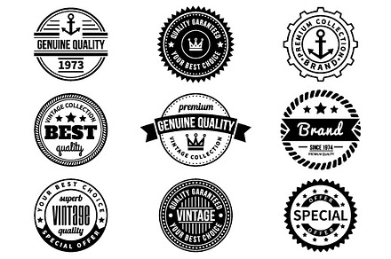 Collection of Vintage Labels