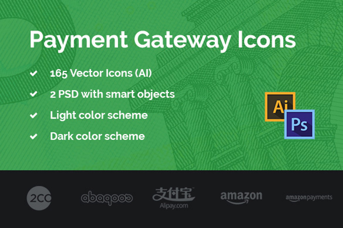 Payment Gateway Icons, an Icon by Ilya Pavlov (Photo 1 of 3)