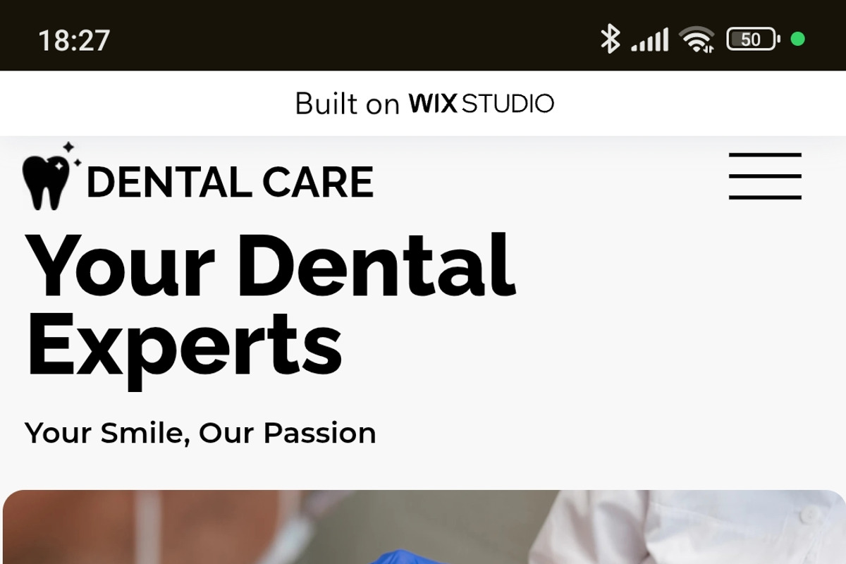Dental Care - Wix Studio Website preview 4