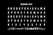 Brogand - Glitch Font, a Sans Serif Font by Iqsiart Studio (Thumbnail 2 of 6)