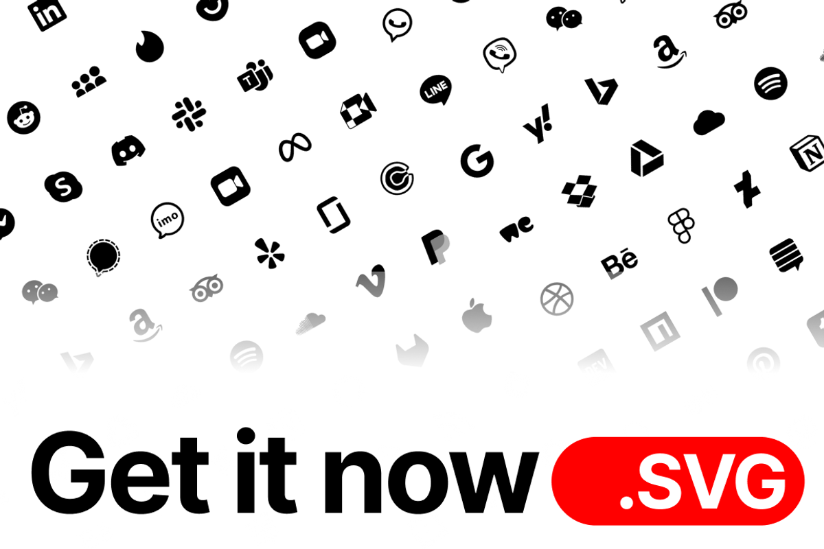 Social Media Icons SVG Vector Pack, a Solid Icon by Design Bits (Photo 4 of 5)