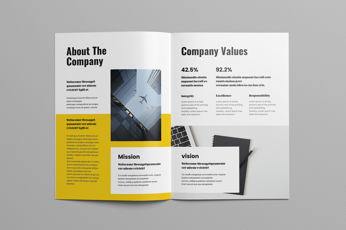 Employee Handbook Layout, a Brochure Template by Pixelpick (Photo 3 of 9)
