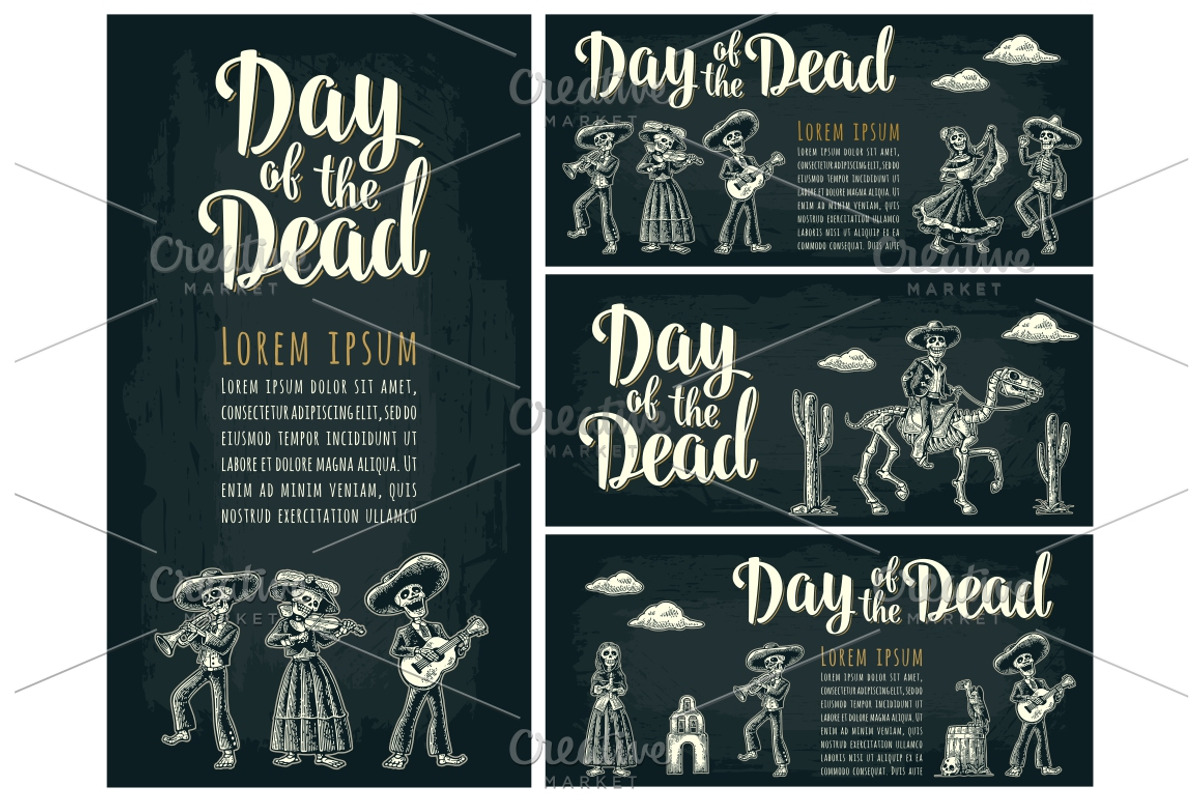 Dia de los Muertos, Day of the Dead, a Flyer Template by MoreVector (Photo 2 of 3)