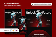 Mars - AI Chatbot Asisstant UI, a Landing Page Template by productype1 (Thumbnail 1 of 5)