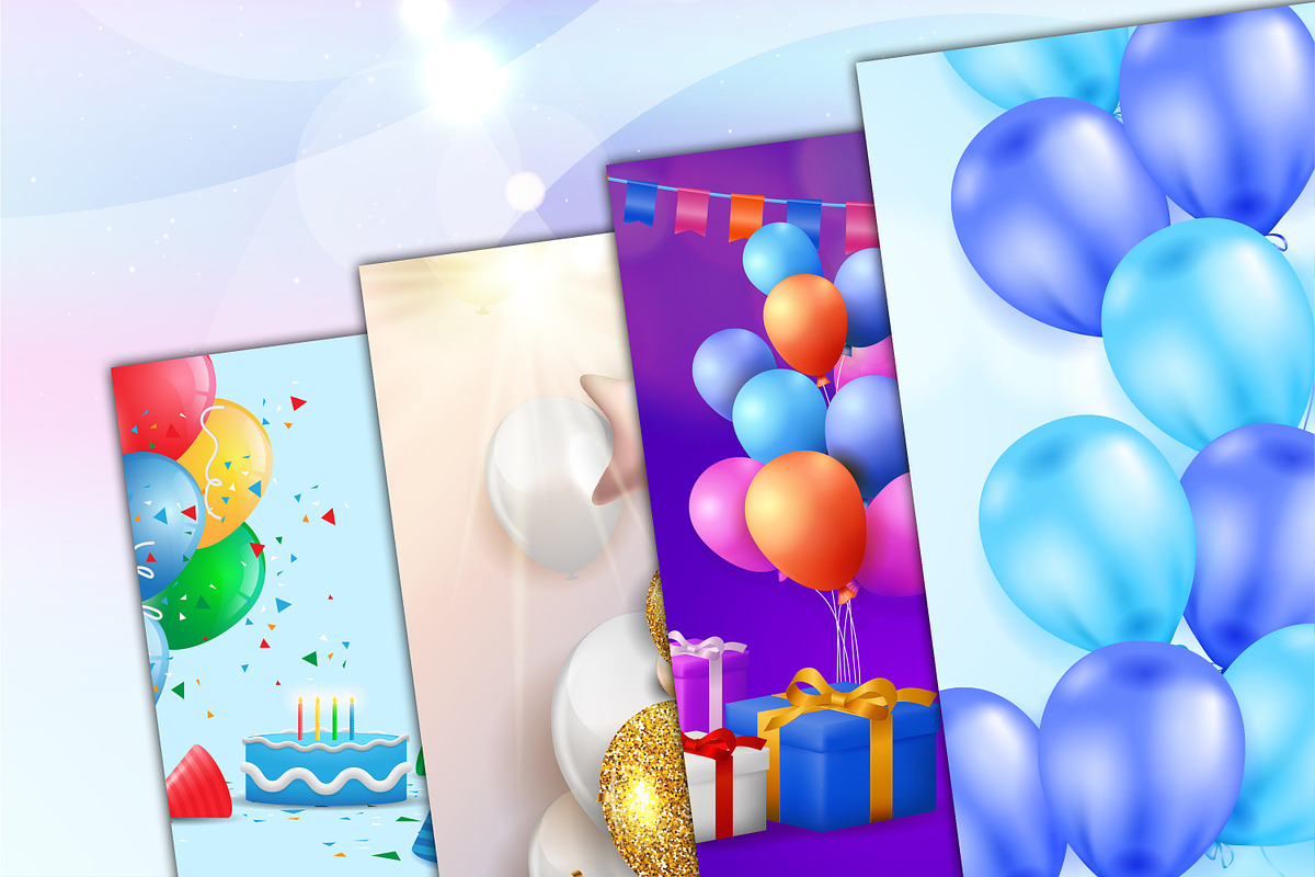 Happy Birthday Background, a Background Graphic by Digital Studio (Photo 2 of 6)