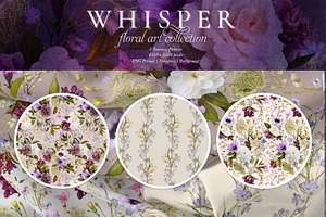 Whisper Floral Art Collection