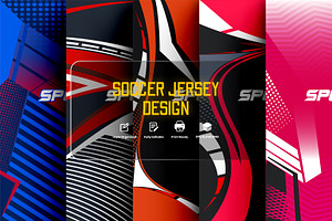 Sports Jersey Design Bundle, a Sport Illustration by samsulpassive