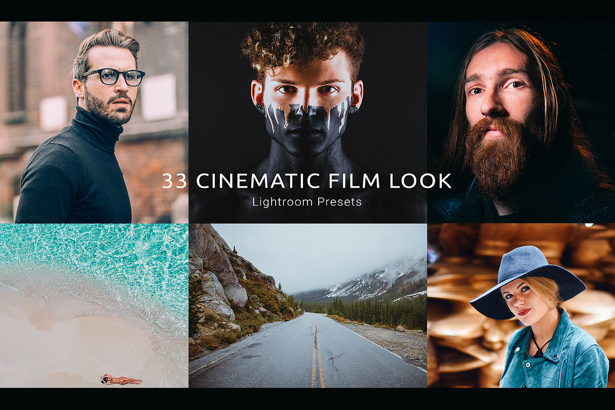 33 Cinematic Film Lightroom Presets, an Action Add-On by Mongato Goods (Photo 1 of 15)