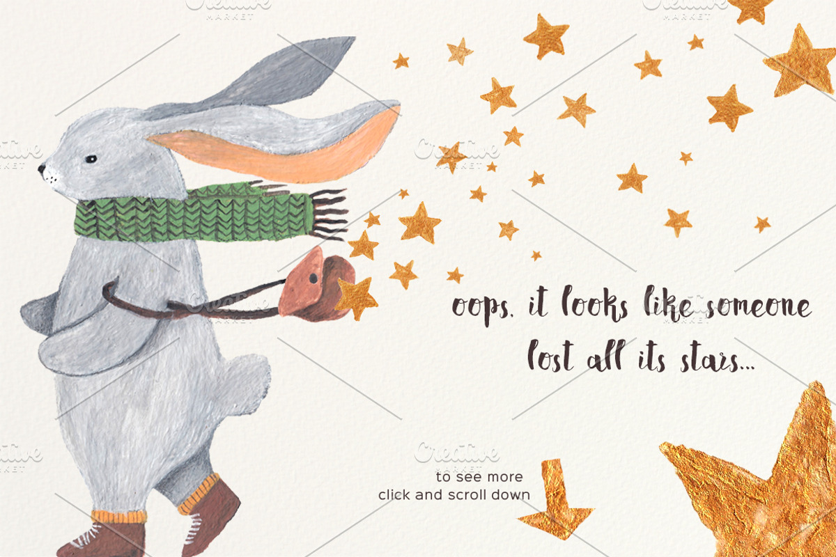The Magic Begins - Xmas Collection, an Animal Illustration by Anna Isaeva (Photo 3 of 6)