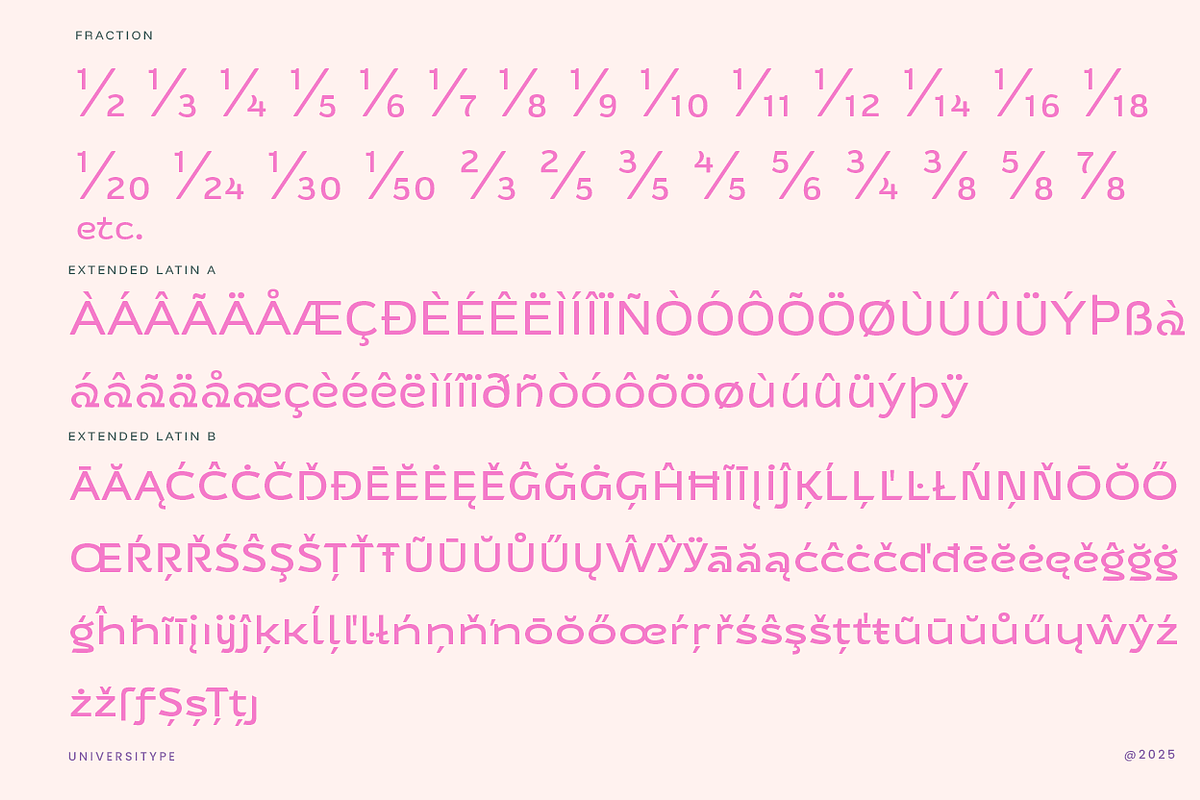 UT Forgiva - A Unique Display Sans, a Sans Serif Font by Universitype (Photo 6 of 11)