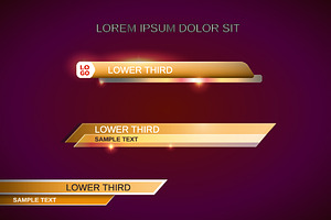 Lower thirds