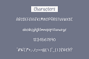 Lunar Shore Cute Handwriting Font, a Font by Dancing with Ink (Thumbnail 19 of 19)