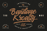 Bandage Kroasty Script Business Font, a Script Font by Creatype Studio (Thumbnail 1 of 11)