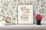 3 Wedding Cards + Seamless Pattern, a Pattern Graphic by Vintage (Thumbnail 8 of 15)