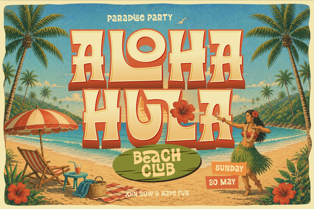 Nestafu - Hawaiian Display Font, a Sans Serif Font by Burntilldead (Photo 3 of 12)