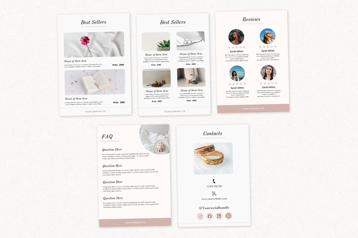 Wholesale Line Sheet Template, a Marketing Template by PittaFinePrint (Photo 9 of 9)