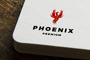 Phoenix Logo Modern Fire Emblem, a Branding & Logo Template by mesuka (Thumbnail 1 of 2)