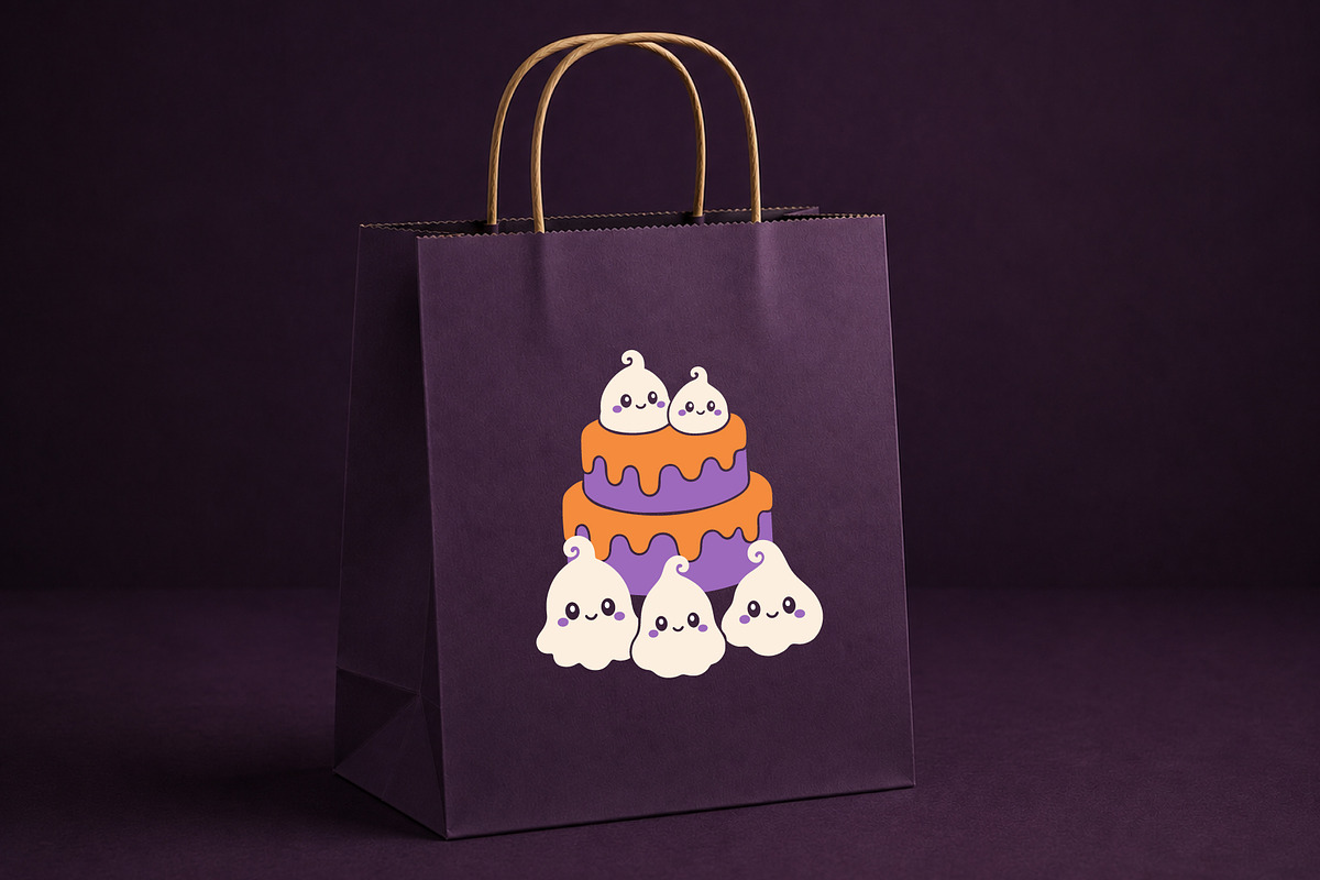 49 Cozy Halloween Ghost Illustration, a Seasonal Illustration by Christine Krahl (Photo 3 of 18)