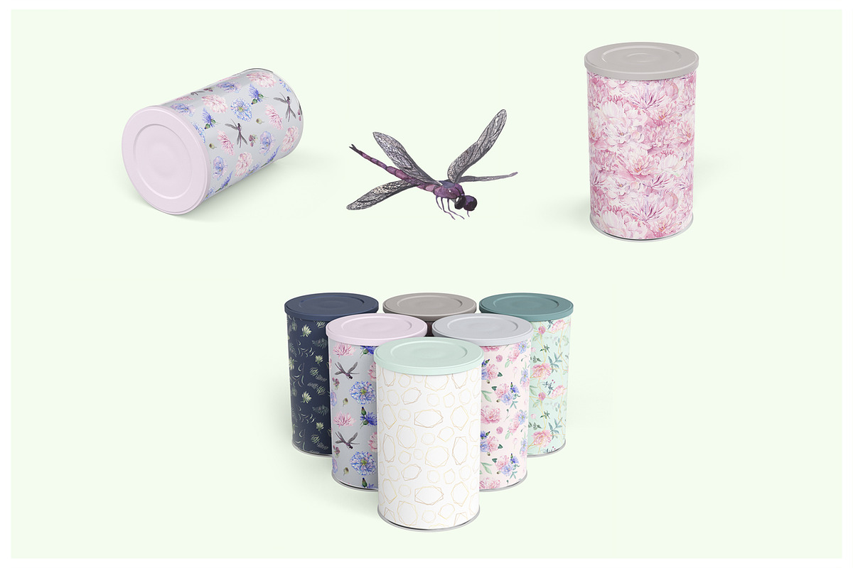 Chic Watercolor Floral Collection, an Illustration by ColorfulNest (Photo 9 of 13)