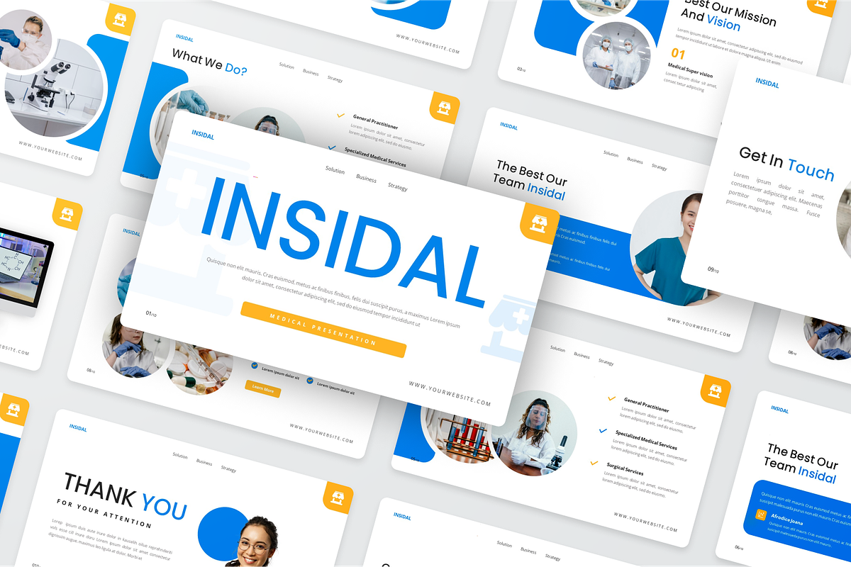 Medical Presentation Google Slide, a Presentation Template by SquidPixey (Photo 5 of 6)