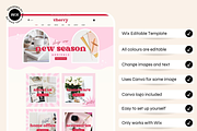Wix Template Pink Cherry, a Wix Template by The Pixel Palace (Thumbnail 2 of 9)