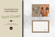 VALENTINE'S DAY CARD CANVA TEMPLATE, a Card Template by The Little Lily Studio (Thumbnail 1 of 5)