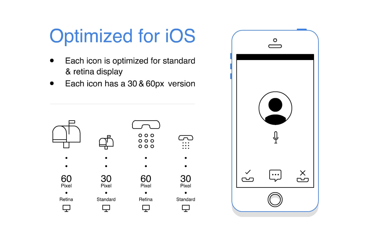 1042 iOS style line icons preview 2