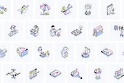 250 Universal Isometric Icons, an Object Illustration by Prosymbols (Thumbnail 7 of 13)