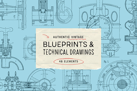 Vintage Blueprints Collection