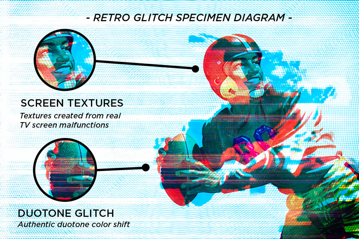 RetroGlitch | Photoshop Bundle, a Layer Style Add-On by RetroSupply Co. (Photo 2 of 11)
