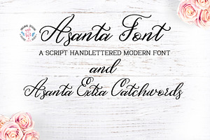 Asanta - A Modern Handwritten Script