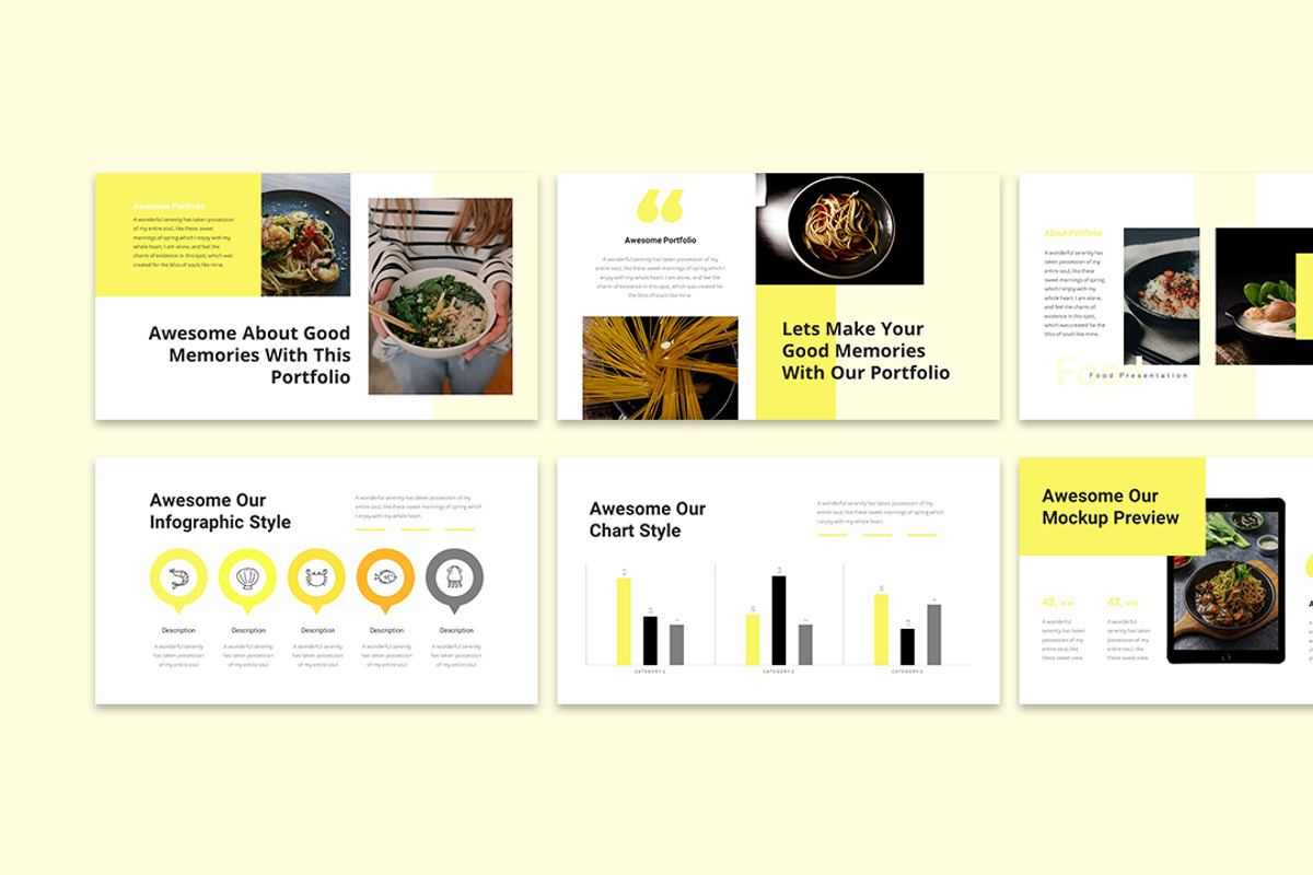Miesnack - Food PowerPoint, a Presentation Template by Raseuki (Photo 5 of 6)
