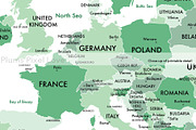 Detailed World Map 60x40 max - jpeg, an Illustration by Plums Pixel Love (Thumbnail 8 of 12)