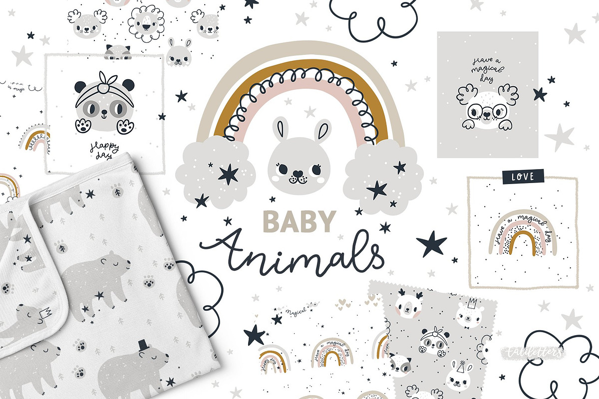 Whole shop BUNDLE – 7768 kids items, an Animal Illustration by tatiletters (Photo 19 of 54)