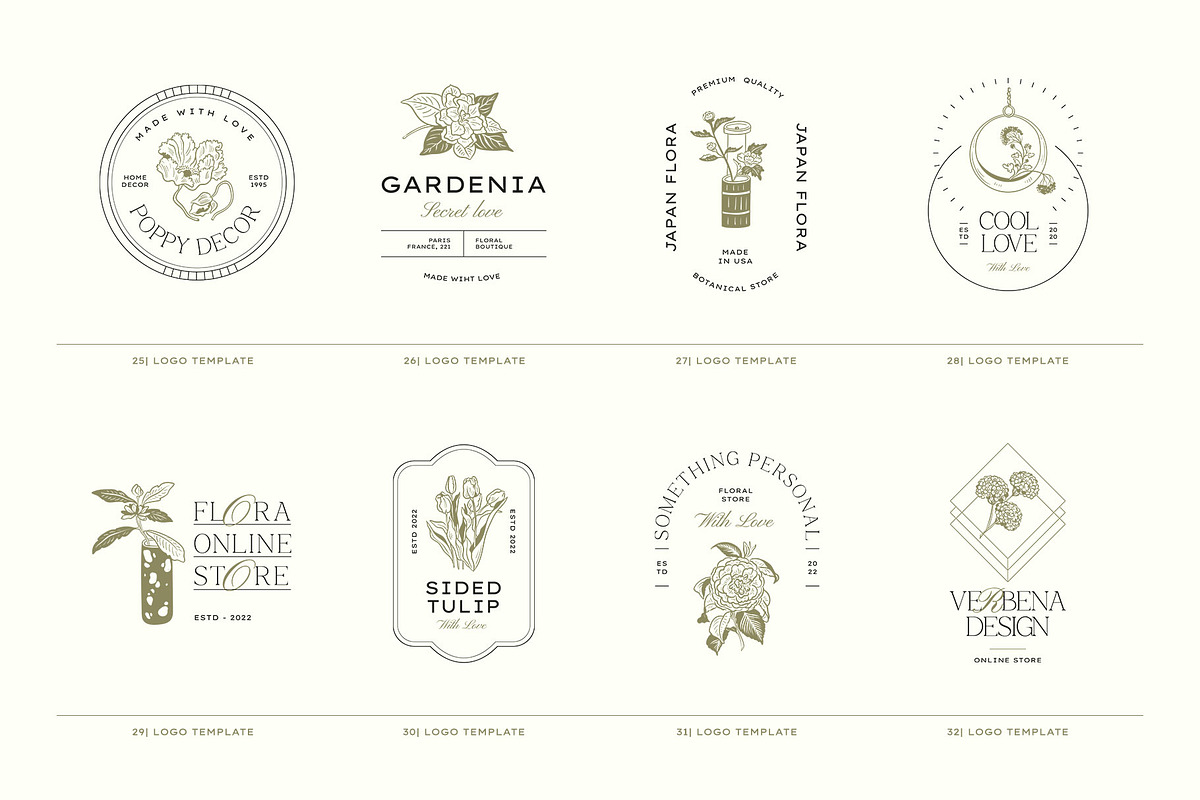 Flowers Room | Logo Creator, a Branding & Logo Template by Leleka.Store (Photo 9 of 20)