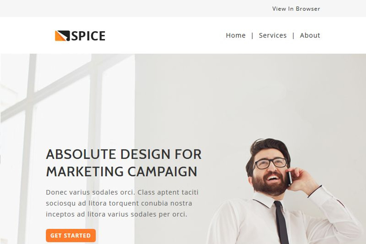 Spice - Responsive Email Template, an Email Template by FourDinos (Photo 2 of 3)