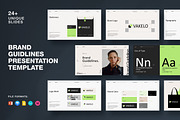 Brand Guidelines Template, a Presentation Template by UpSolution (Thumbnail 1 of 6)