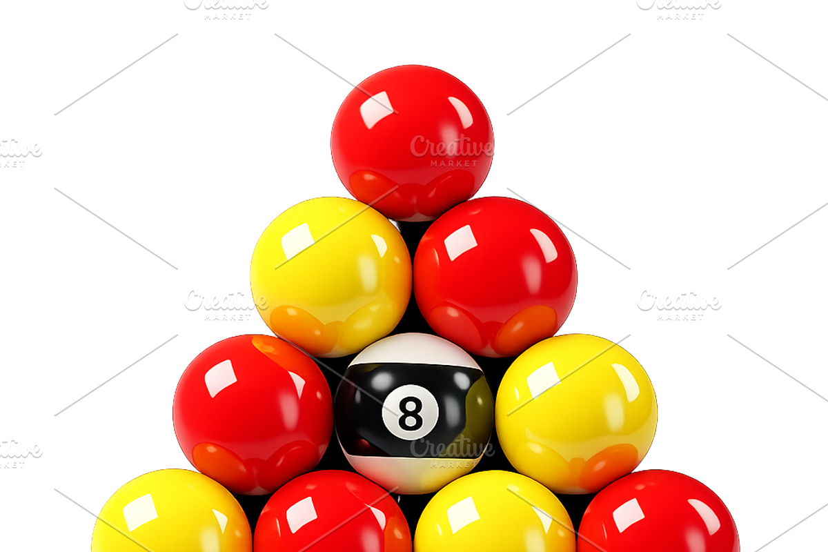 English Pool Ball Kit - 23 PNG,JPG, a Sport Illustration by Flash My Pixel (Photo 11 of 23)