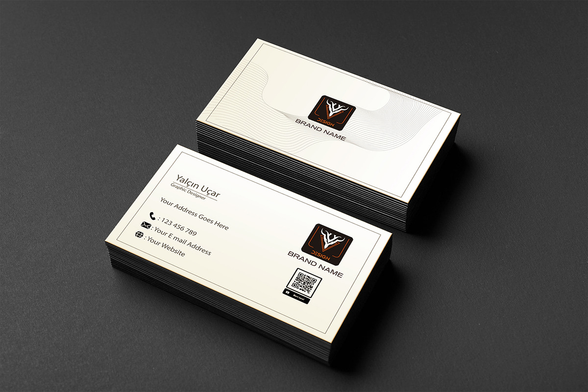 Modern Business Card Template, a Business Card Template by YUDesignStore (Photo 2 of 5)
